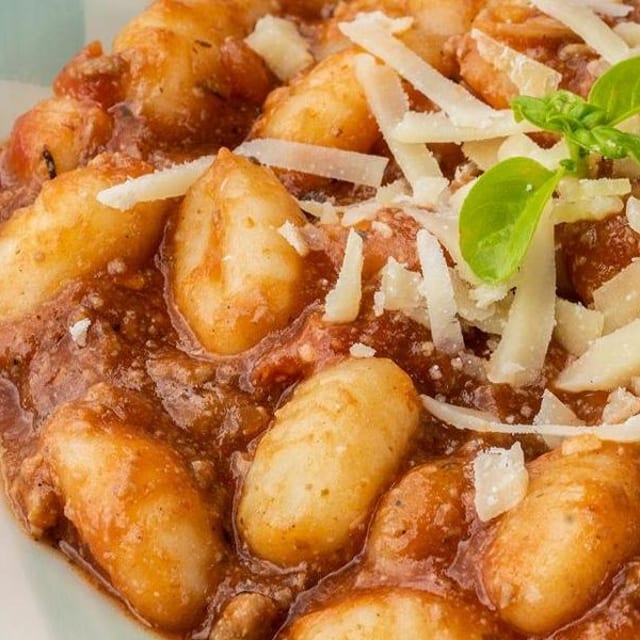 Gnocchi alla Bolognese.