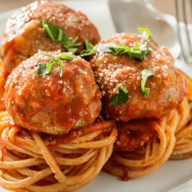 Items with Free Meatball Appetizer.