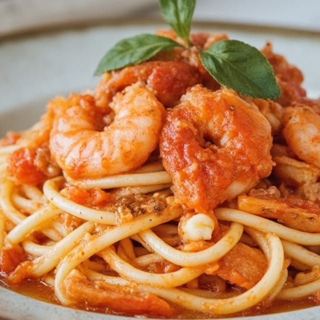 Spaghetti Fradiavola.